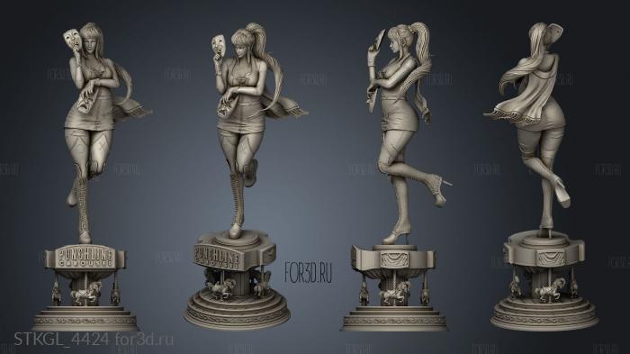 Punch Line Statue Lucas Teixeira Punchline stl model for CNC