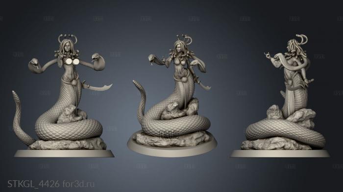 pure medusa stl model for CNC