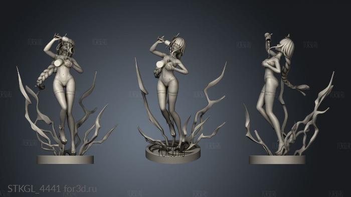 Raiden Shogun Baal NSFW shog stl model for CNC