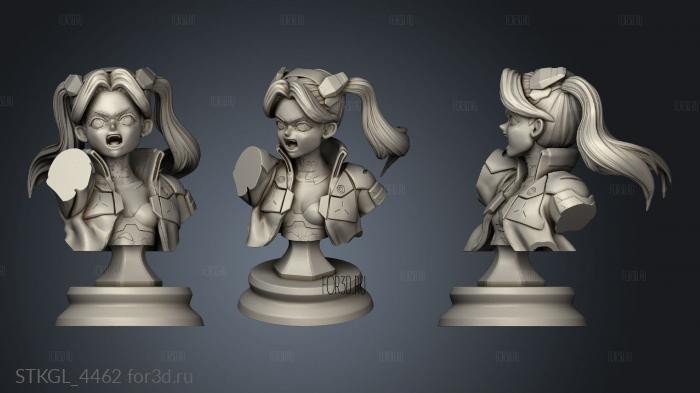 Rebecca Azerama NSFW Bot stl model for CNC