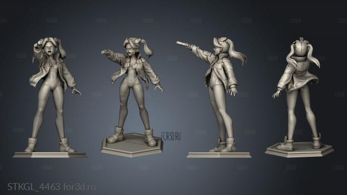 Rebecca Azerama NSFW Character stl model for CNC