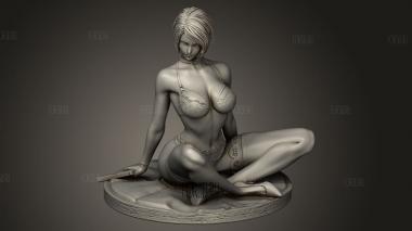 Обитель Зла АДА Вонг 3d stl модель для ЧПУ
