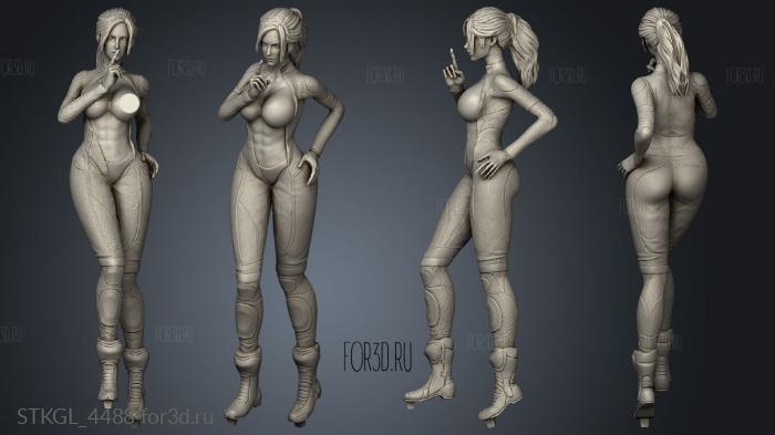 Resident Evil Claire Redfieldver stl model for CNC