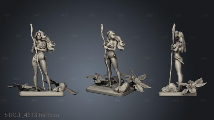 Rogue Savage Land simple Andre Arts stl model for CNC