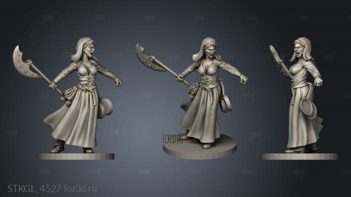 Rough and Tumble alice stl model for CNC