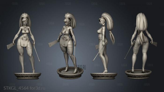 Rushzilla Dom Urbosa stl model for CNC