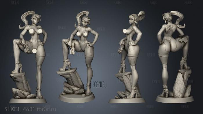 Samus Aran Digital Dark sfw stl model for CNC