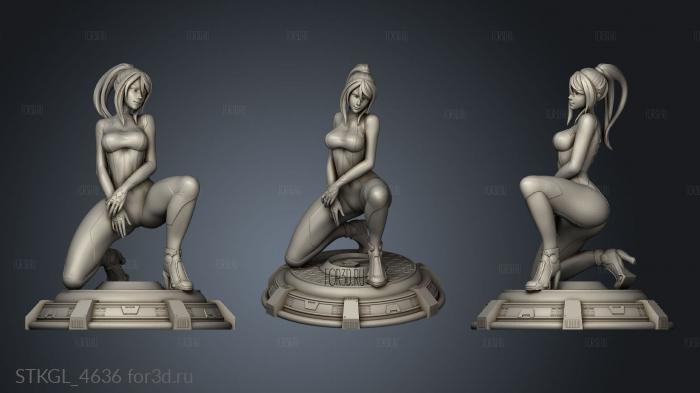 Samus Metroid GT stl model for CNC