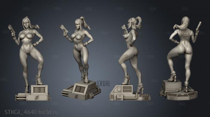 Samus Zero stl model for CNC