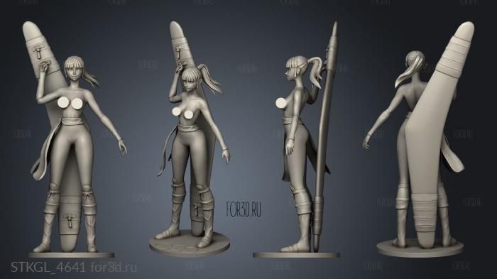 Sango Inuyasha NSFW stl model for CNC