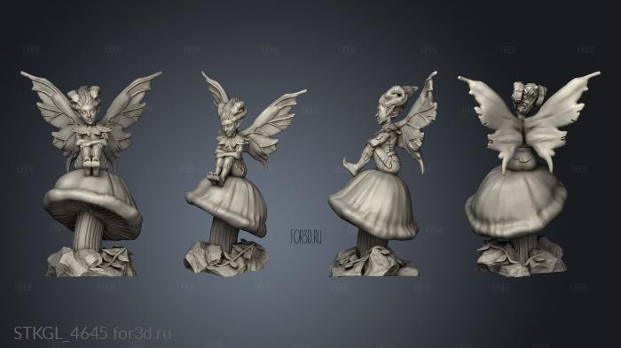 Sat Fairy stl model for CNC