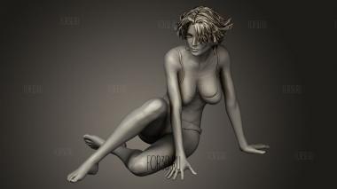 Соблазнительная девушка Girl 3d stl модель для ЧПУ