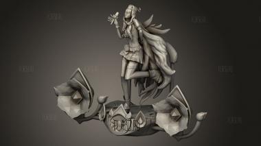 Легенды Лиги Серафимов с подставкой для микрофона 3d stl модель для ЧПУ