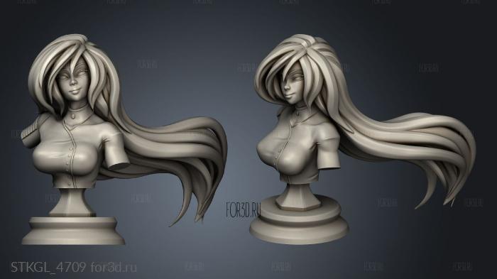 Shego Azera Down stl model for CNC