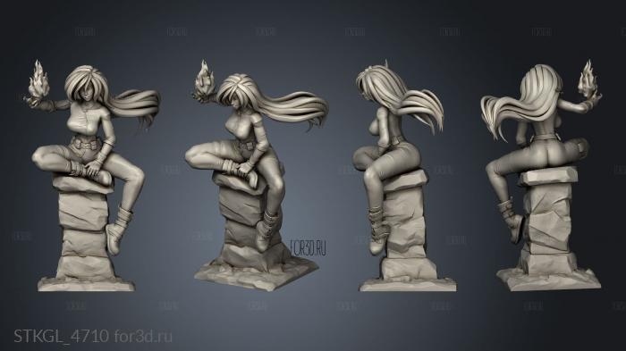 Shego Azerama Character Cut stl model for CNC