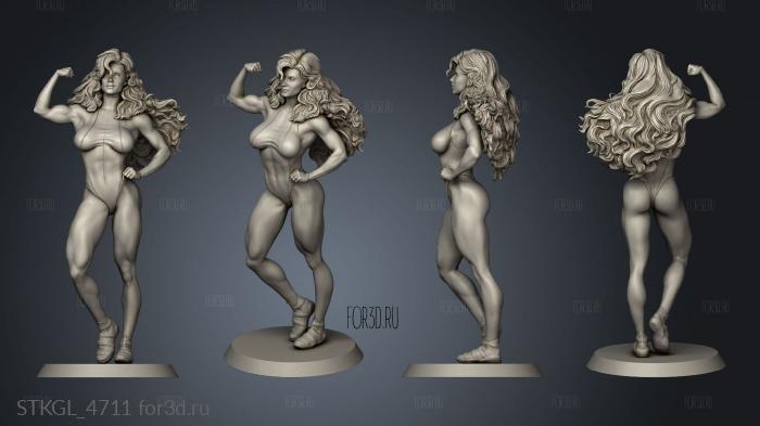 she hulk stl model for CNC