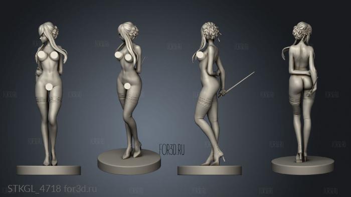 Shenhe Yor Forger NSFW stl model for CNC