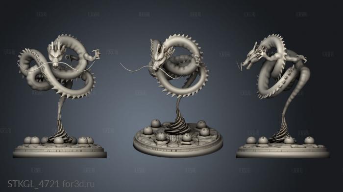 Shenron stl model for CNC