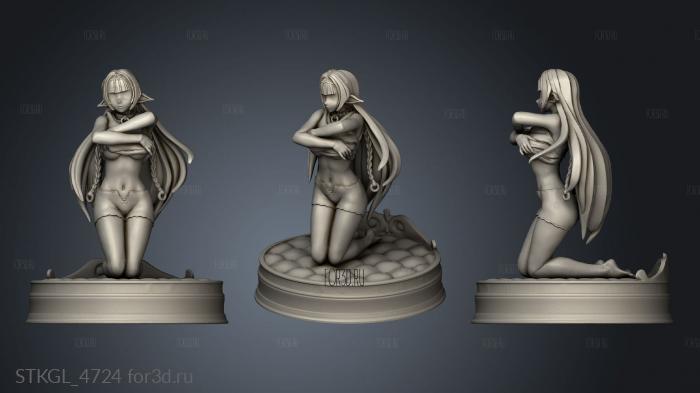 Sherla NSFW ver Bed stl model for CNC