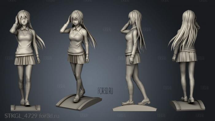 Shikimori San sanable stl model for CNC