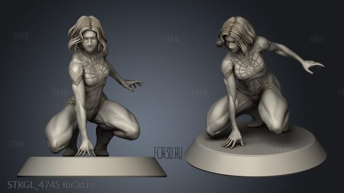 Silk Spider Man Cindy Moon 3d stl модель для ЧПУ