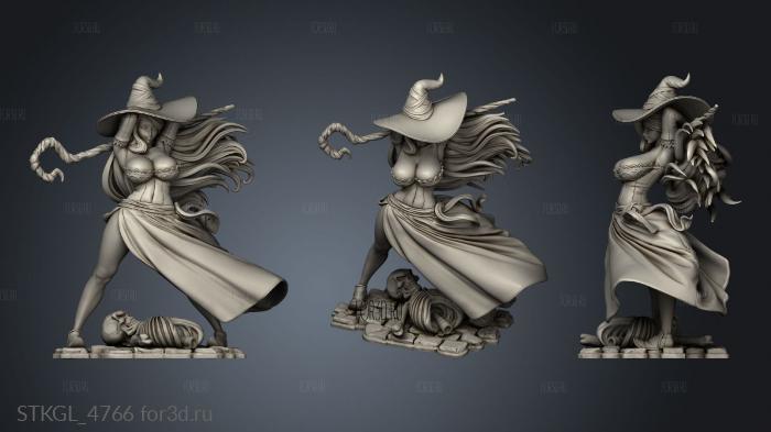 Sorceress stl model for CNC