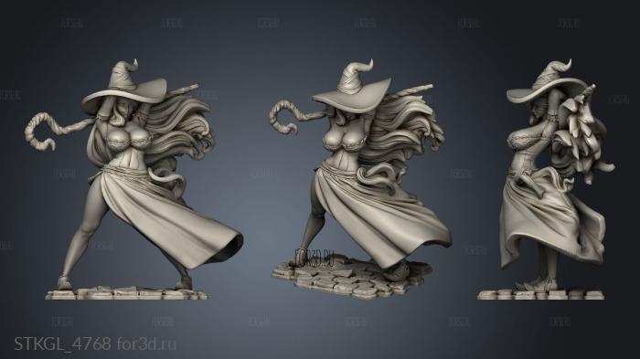 Sorceress stones stl model for CNC