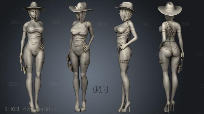 ASHE Female stl model for CNC