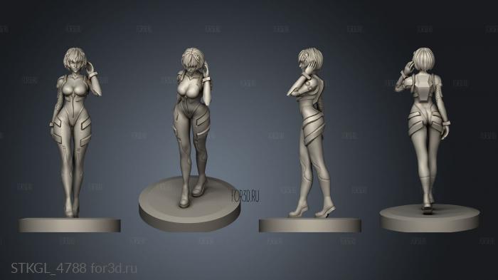 Space Elf Figurine Minigames stl model for CNC