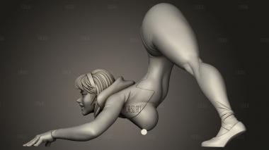 Паучиха гвен гвен 3d stl модель для ЧПУ
