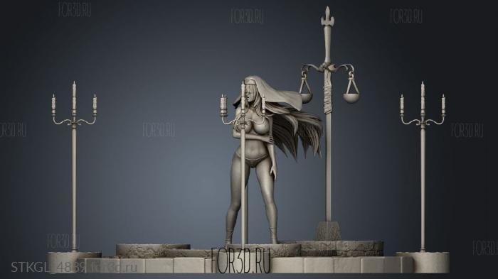 Sword Maiden Two NSFW stl model for CNC