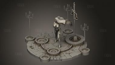 Дева Меча Два 3d stl модель для ЧПУ