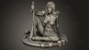 Основа из тяжелого металла taarna 3d stl модель для ЧПУ