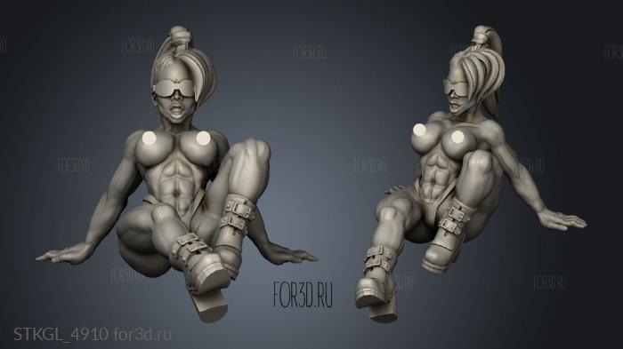 tank pinups nsfw babe stl model for CNC