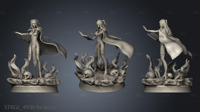 Tharja stl model for CNC