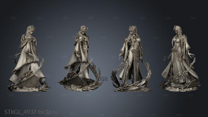 The Chenocryons Female Cryomancer stl model for CNC