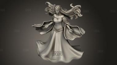 Глава Эльфийская ведьма и королева фей продолжается Вечно 3d stl модель для ЧПУ