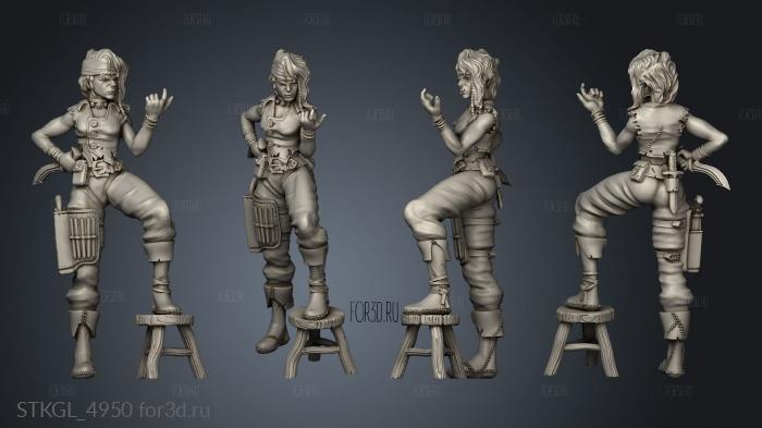 The Lions Tower Release karina informer stl model for CNC