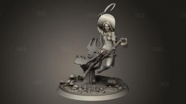 Ведьмы,Ведьма 3d stl модель для ЧПУ