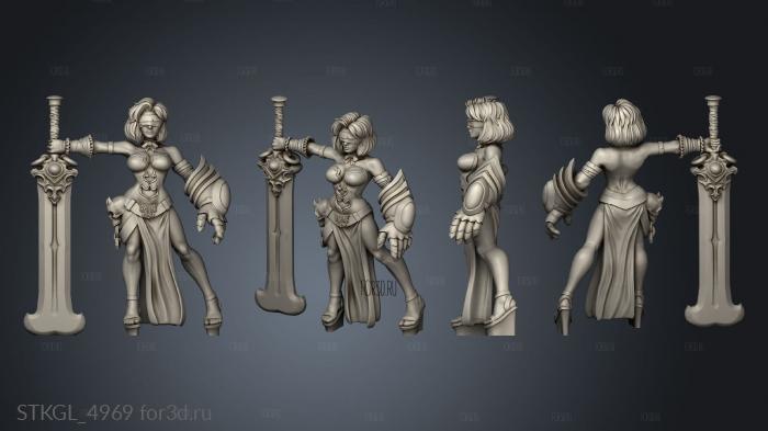 Thieves and Assassins Justicia stl model for CNC