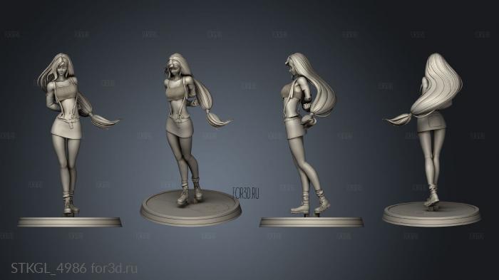 Tifa Lockhart Fantasy VII Elbow Protector stl model for CNC