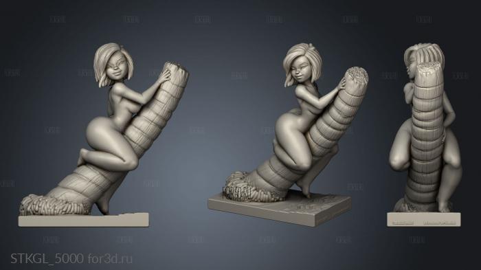 Naka NSFW naked 3d stl модель для ЧПУ