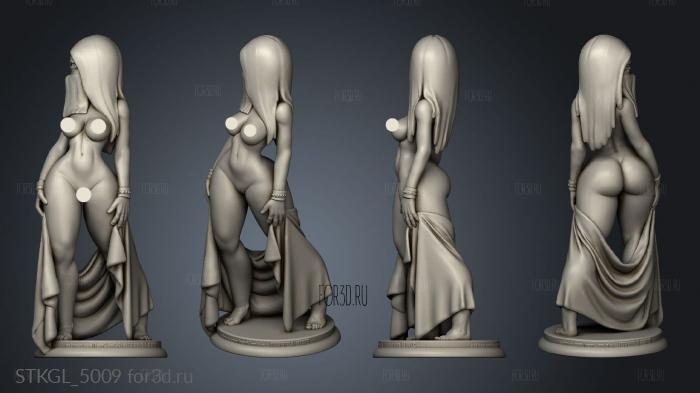 Yellow Sorceress NSFW Yel Sor naked stl model for CNC