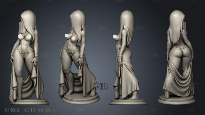 Yellow Sorceress NSFW Yel Sor top stl model for CNC