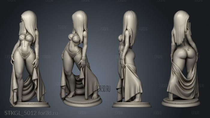 Yellow Sorceress NSFW Yel Sor veil stl model for CNC