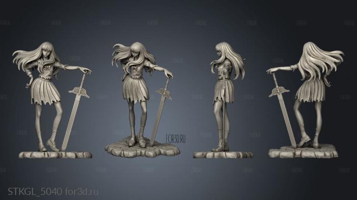 Twelve Kingdoms Youko Nakajima 3d stl модель для ЧПУ