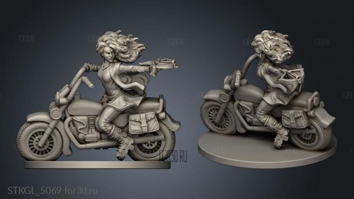 Vault Premium Merida Motorcycle w stl model for CNC