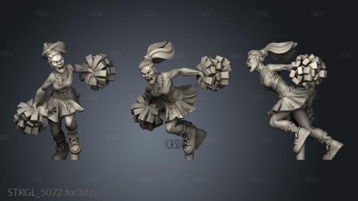 Vault Zombie Runner Feet stl model for CNC