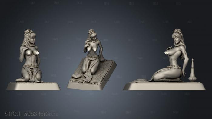 vegirl Jeannie NSFW girl 3d stl модель для ЧПУ