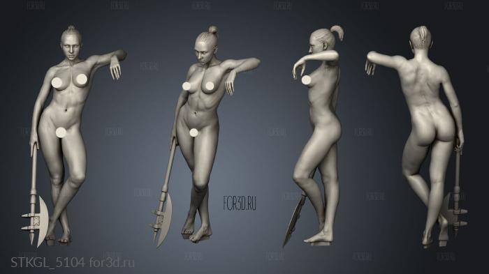 Victory Boris Vallejo Figure Character NSFW stl model for CNC